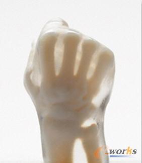 Objet Connex多材料3D打印機(jī)制造的3D打印手 Objet Connex多材料3D打印機(jī)制造的3D打印手