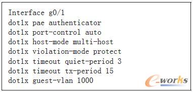 交換機端口配置