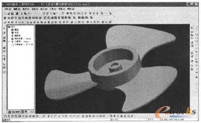 風扇的三維模型