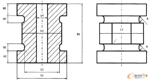 套管四通形狀參數