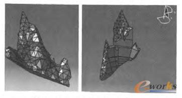 錦屏一級左岸纜機平臺開挖前后的滑塊體攫型