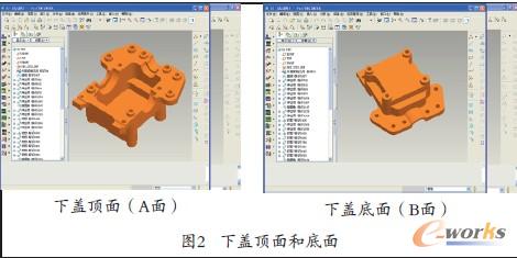 下蓋頂面和底面
