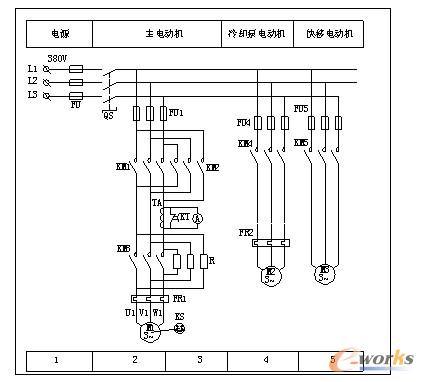 C650車(chē)床電氣控制主電路