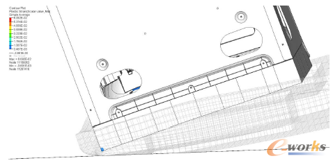 圖6 局部應(yīng)力分布圖