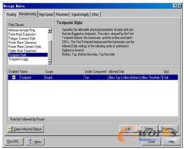 有關測試點的兩個規則