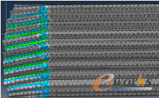 圖5 數值模擬斷裂位置