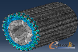 圖7 數值模擬斷口
