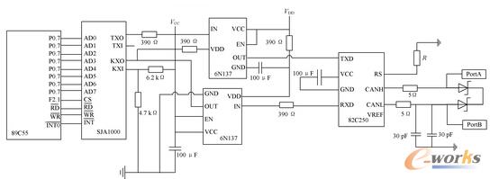 CAN�ӿ�ģ�K��Ӳ���·�D