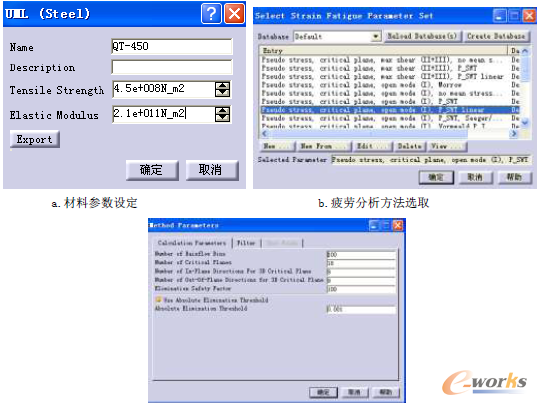 圖5 疲勞計算參數設定