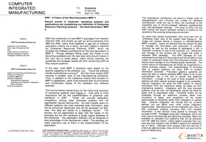 Gartner��ERPԭʼ���x�о����