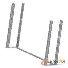 鋼閘門智能設計系統生成的門槽模型