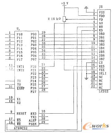 AT89C51 ��Ƭ�C�cLMBGA_032_49CKģ�K�Ľӿ��·