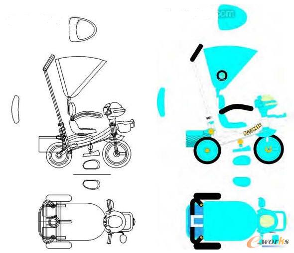 AutoCAD�L�Ʋ݈D������CDR��ɫ