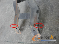 圖1 支架開裂圖片