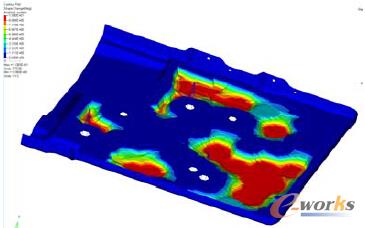 圖6 底盤組可設計區(qū)域形貌優(yōu)化結(jié)果