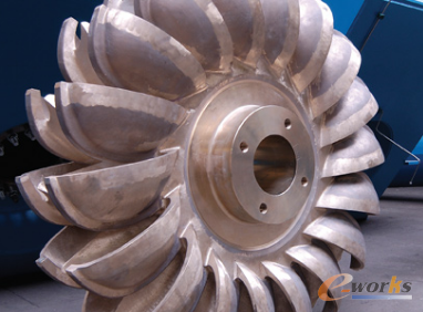 Gilkes生產(chǎn)車間的Pelton轉(zhuǎn)輪