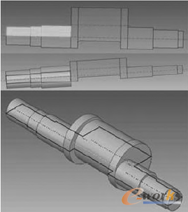 圖10 冷鐓機曲軸模型